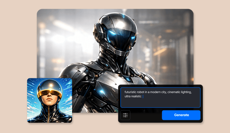 AI Image Generator feature — list card thumbnail
