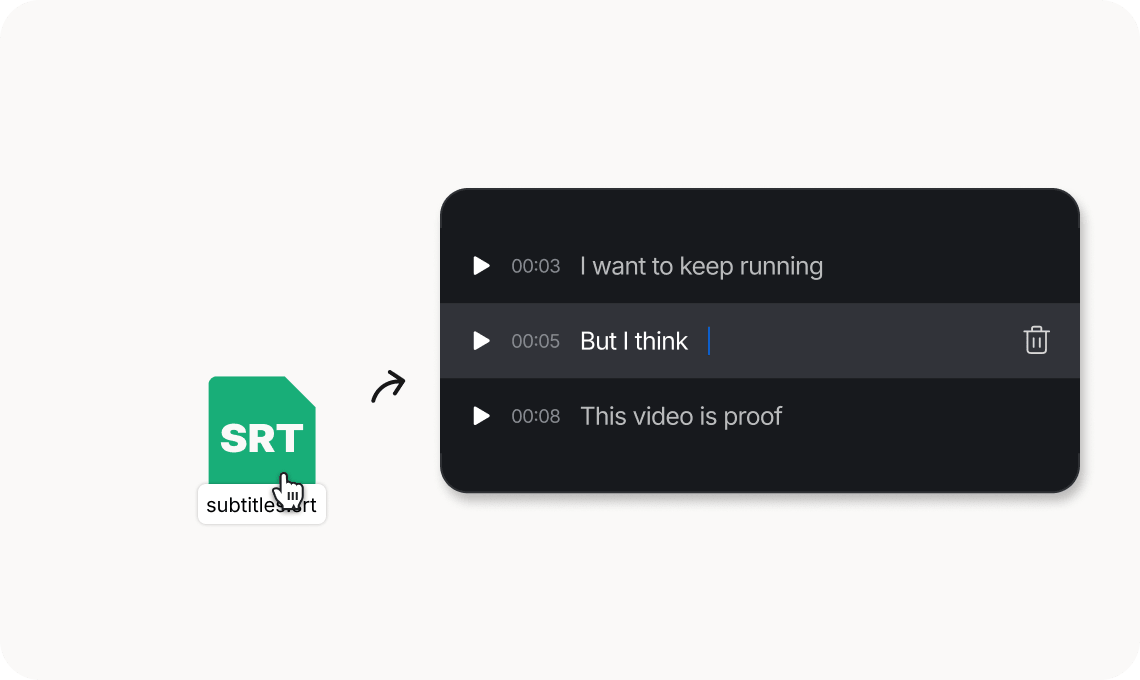 Illustration — Subtitle Formats