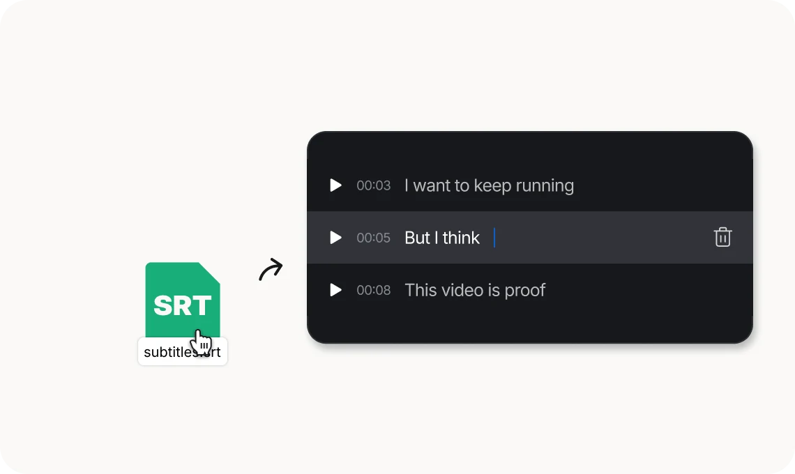 Illustration — Subtitle Formats