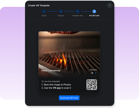 Illustration — Share VN Template QR Code