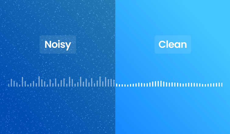 Denoise feature — list card thumbnail