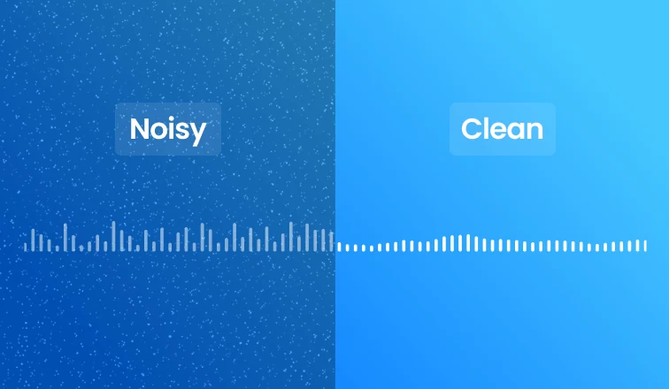 Denoise feature — list card thumbnail
