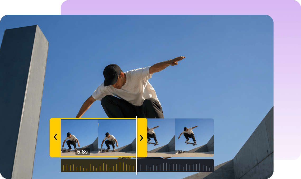 Illustration — flexible video editing tools