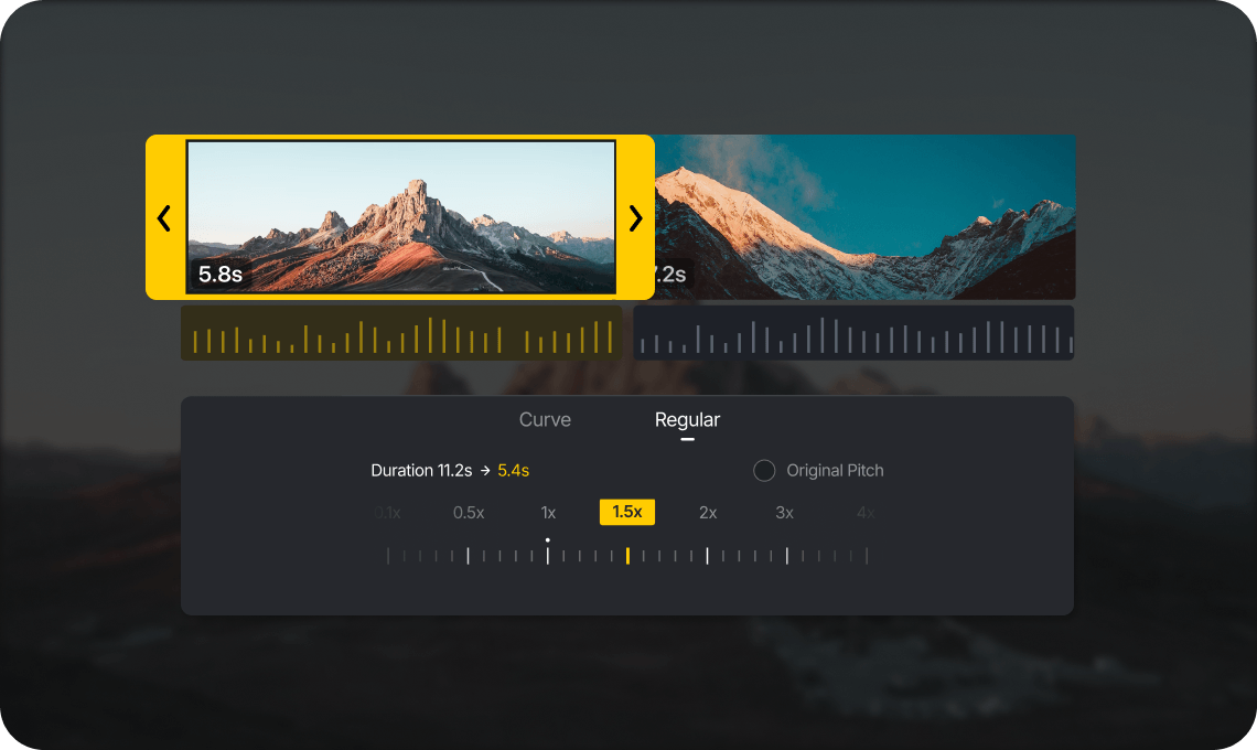 Illustration — precision editing controls