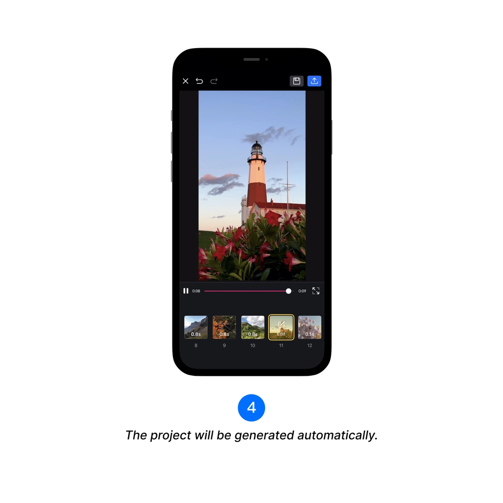 The project will be generated automatically