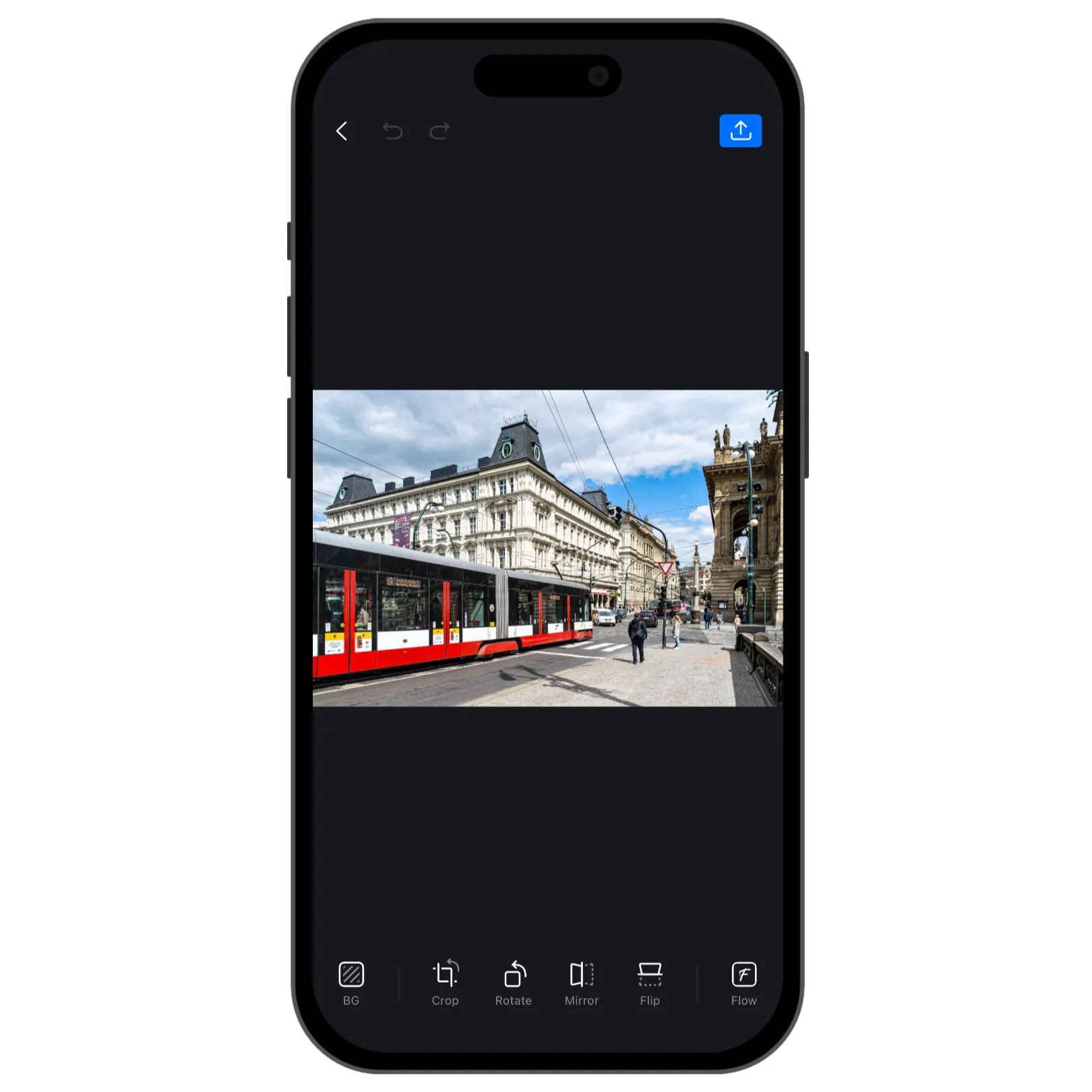Photo Editing Interface