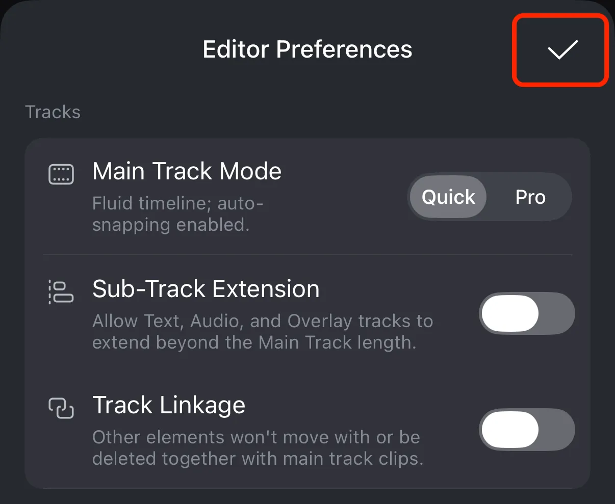 How to apply Editor Preferences changes