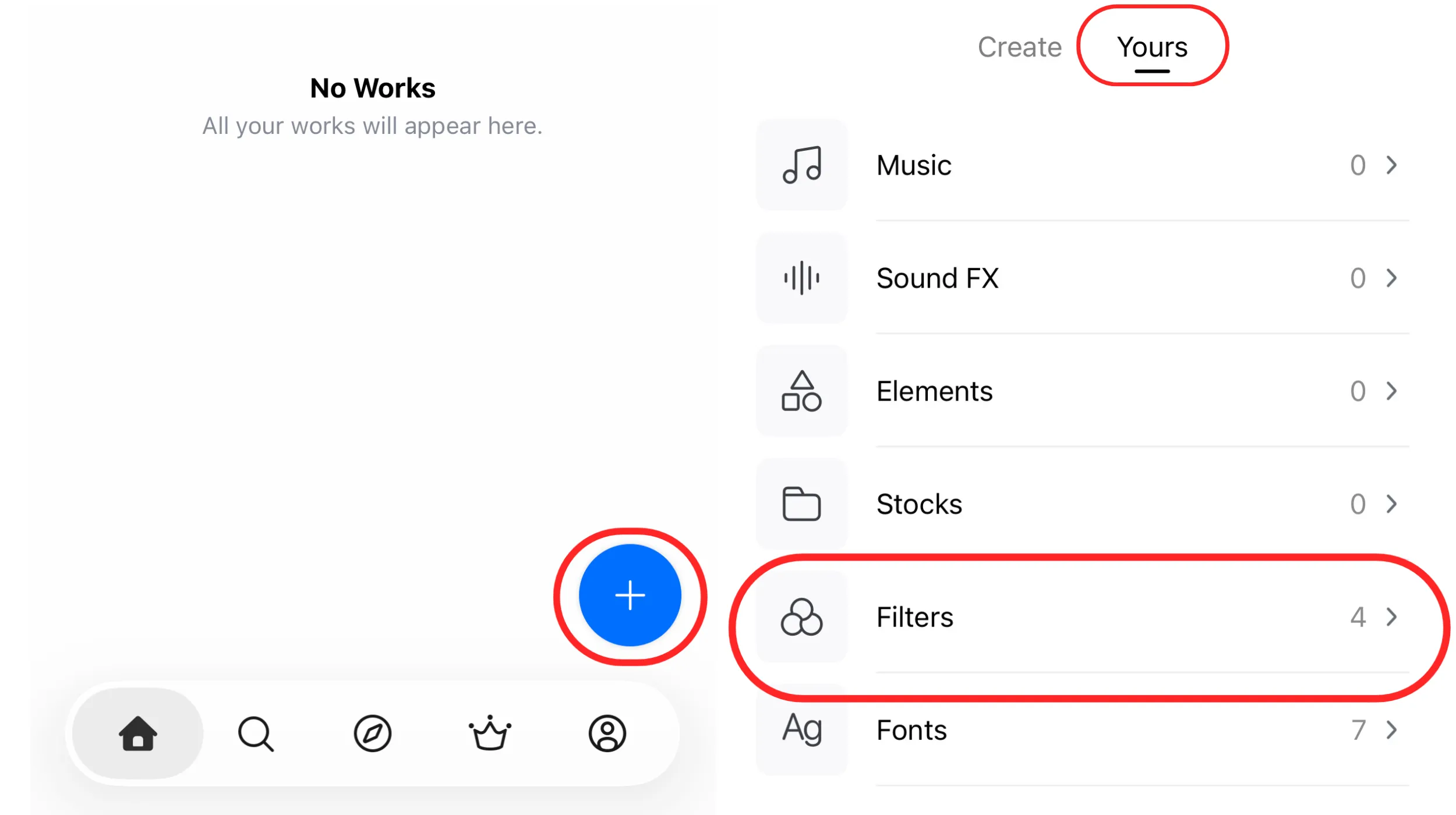 How to open Filter Library