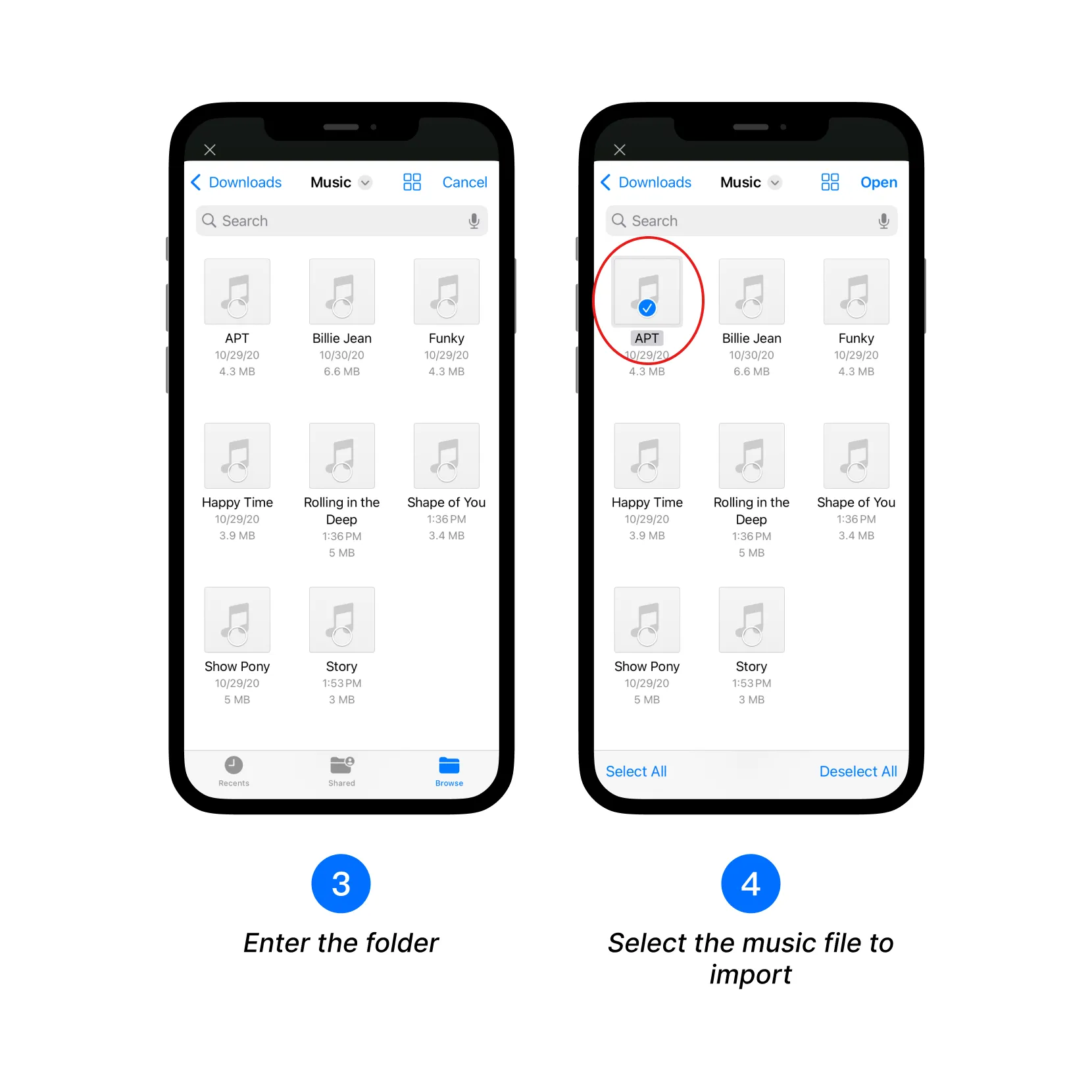 Click Extract from Video and select video