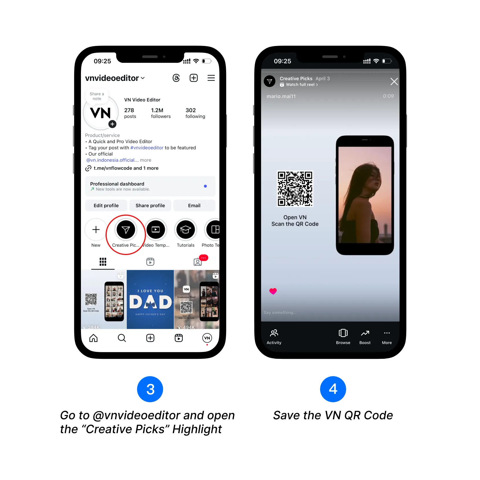 Save QR code from highlights