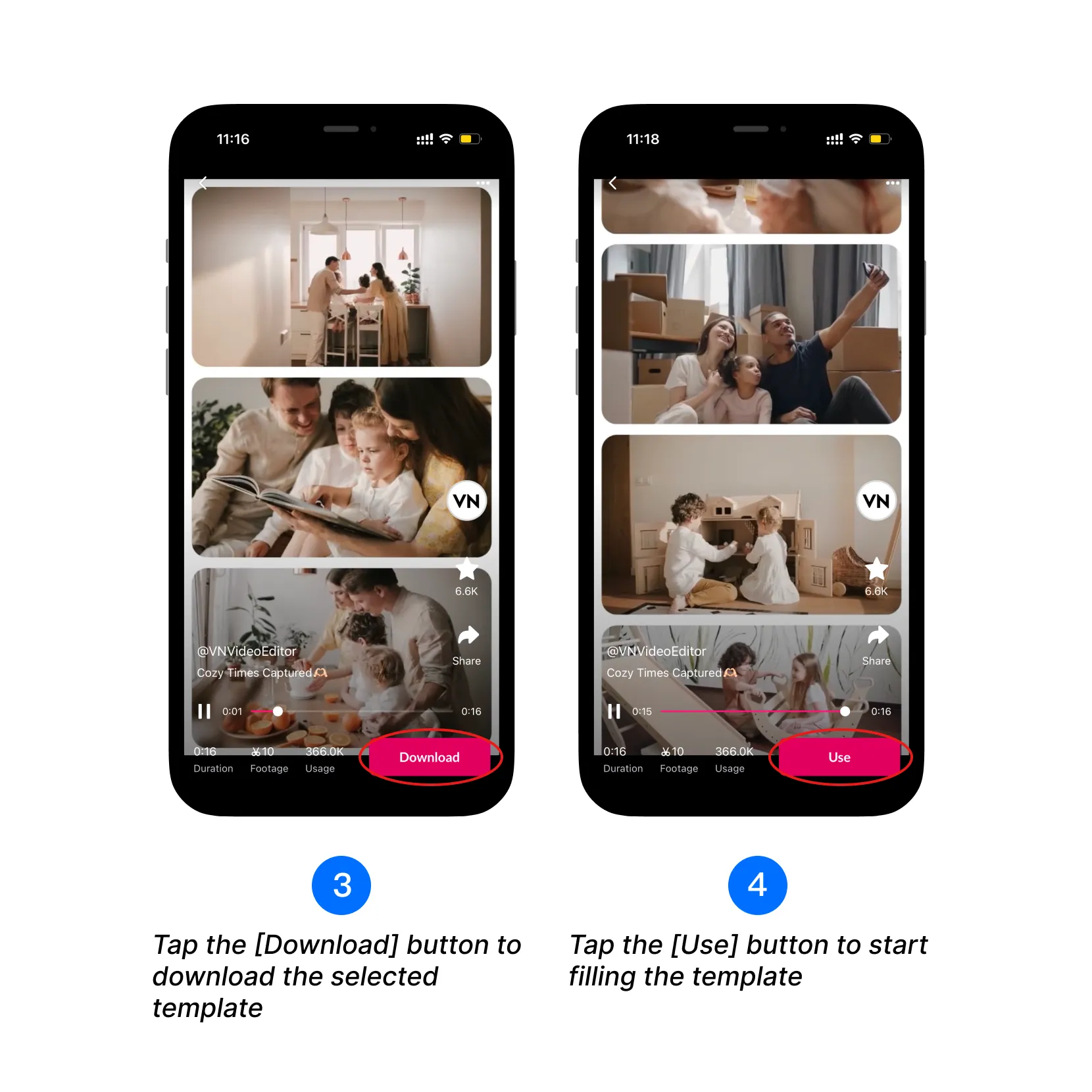 Download and Use template